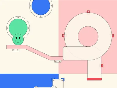 Little Green Ball Adventure 🎾 after effects animation ball colourful digital illustration illustration katycreates motion design motion graphics personal project physics