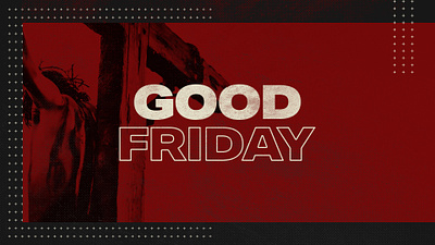 The Great Sacrifice | Good Friday Sermon Series Design graphic design