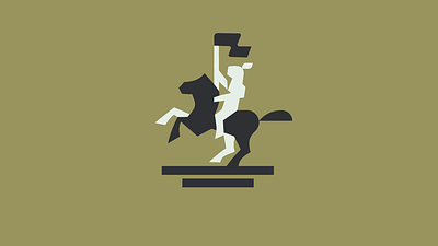 forward to the victory 3d animation branding design esports graphic design horse illustration king knight logo logotype mascot logo motion graphics rider ui vector