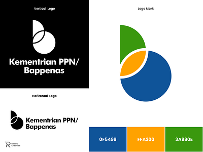 Bappenas Remake Logo b bappenas blue branding competition design graphic design green indonesia logo vector yellow