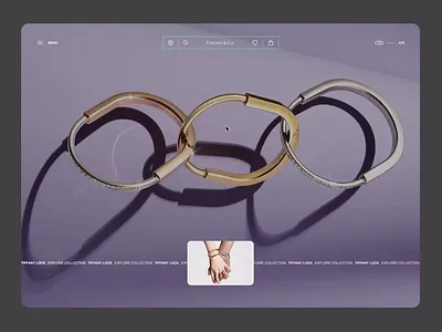 Tiffany & Co Website animation branding concept design ecommerce figma prototype interface jewelry lvmh motion motion graphics product tiffany website ui user experience user interface ux web design web interaction website