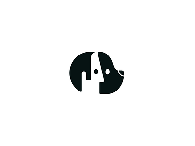 Man and dog brand branding design dog elegant graphic design illustration logo logo design logotype man mark minimalism minimalistic modern pet sign