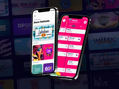 Follow the Beat festival app app card dashboard card listview festival festival app festival timeline festival timetable gantt gantt chart native app timeline timetable ui user interface ux