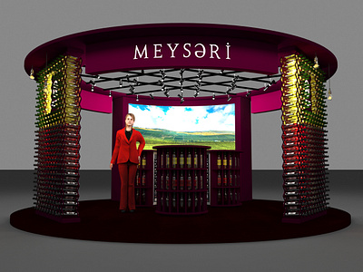 "MEYSERI" stand design 3d animation design stand