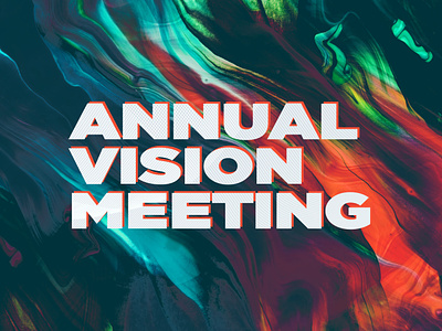 Vision Meeting | Annual Report Deck Design deck slide graphic design page layout presentation