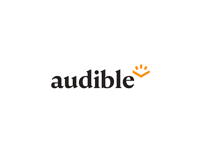 Audible Rebrand Concept abstract audible audio book brand branding design logo logomark modern simple type