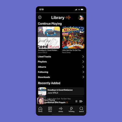 Music Streaming Service dsp music streaming ui