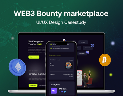 Chainwhiz - A Bounty posting site bitcoin nft ui ux uxui web3