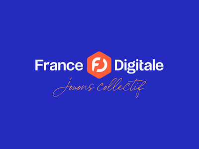 France Digitale — logo branding logo