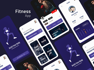 Fitness App UI Kits fitness fitness app fitness app design fitness app ui fitness app ui design fitness app ui kits fitness ui design fitness uiux design