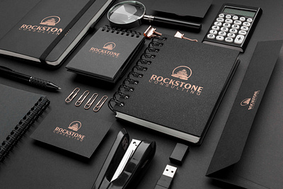 Rock stone consulting branding graphic design graphics logo typography