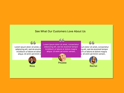 Testimonials 039 dailyui design testimonials ui ux