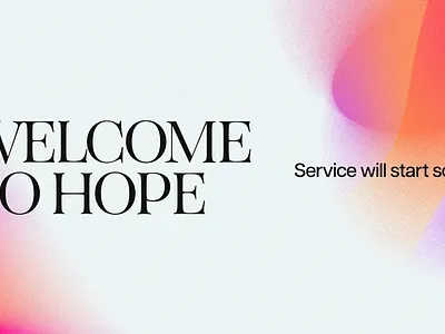 Gradient | Announcement Slide Design deck slide graphic design