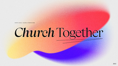 Church Together | Sermon Series Design graphic design