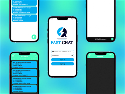 Chat Application animation app design graphic design illustration logo ui ux