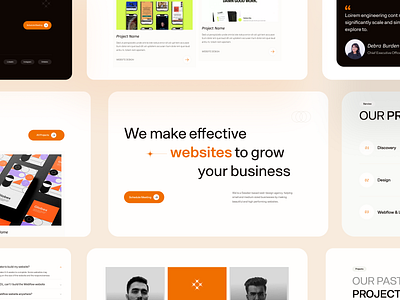 Creative Agency Website Design branding ui