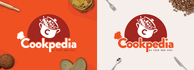 Cookpedia logo design branding graphic design illustration logo