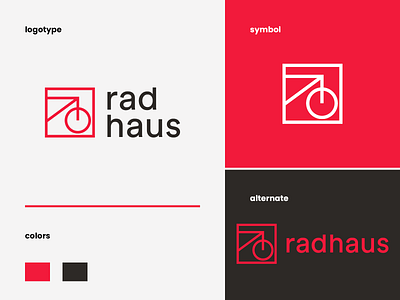 radhaus branding design graphic design illustration logo logo design branding logo design concept logo designs vector