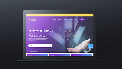 IT Services Platform UX/UI Design app branding design graphic design logo ui ux