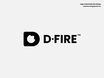 D letter, Fire negative space Logo app icon branding branding identity d letter logo fire logo graphic design initial letter logo negative space logo