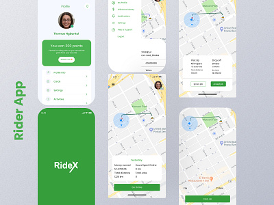 Rider Apps UI/UX Design 3d animation apps design apps ui design branding design graphic design illustration landingpage logo motion graphics rider apps rider uiux design ui ux vector