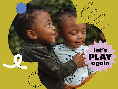 Pandemic Playdate agency brand identity brand world branding creative agency kids design logo social design