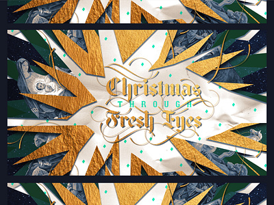 Christmas Through Fresh Eyes branding christmas church graphics design graphic design message series
