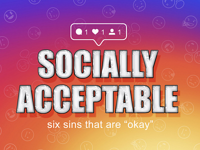 Socially Acceptable branding church graphics design graphic design illustration message series