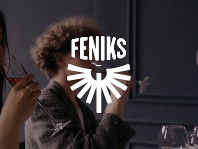 Feniks (Branding © Jonas Leupe) bird brand branding design feniks logo logo design new phoenix restaurant video vineyard wine wine shop