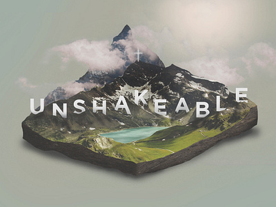 Unshakeable branding church graphics design graphic design illustration message series