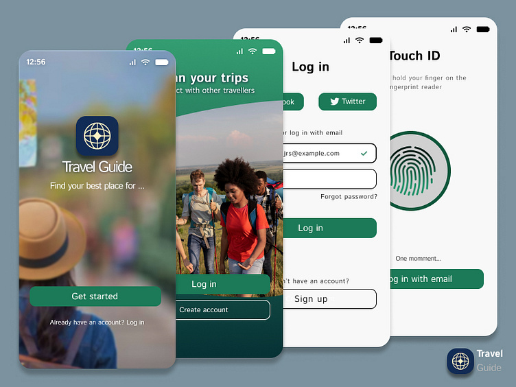 Travel Guide Mobil App UI Design by Merve Tuncer on Dribbble