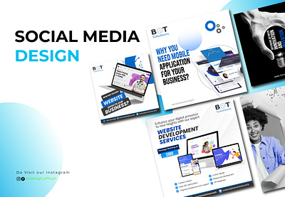 Social Media Design branding design graphic design illustration social media typography ux vector