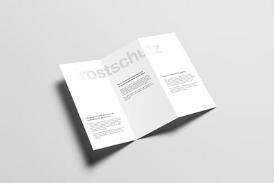 A4 Z-Fold Brochure Mock-Up design mock up mock ups mockup mockups photoshop psd