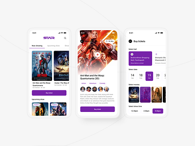 Ticket Booking Apps app movies ticket booking uidesign uiux