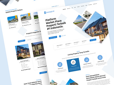 Real Estate Web Design Project Strategis.id Property design web ideas design web inspiration design website graphic design ideas inspiration landing page landing page design landing page real estate marketplace design web design web design real estate website design website real estate