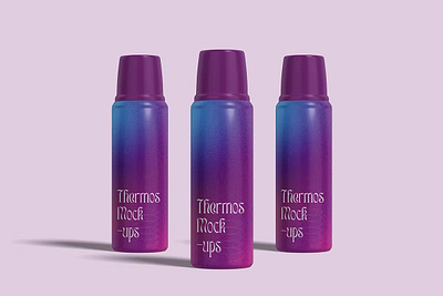 Thermos Mockup branding design logo mock up mockup mockups package
