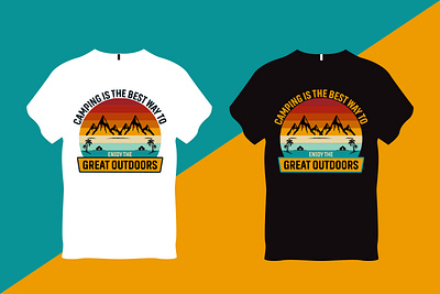 Camping Quote T Shirt Design camping quote t shirt graphic design t shirt design tshirt