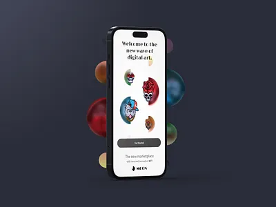 To the MOON! - NFT Marketplace app marketplace nft ui
