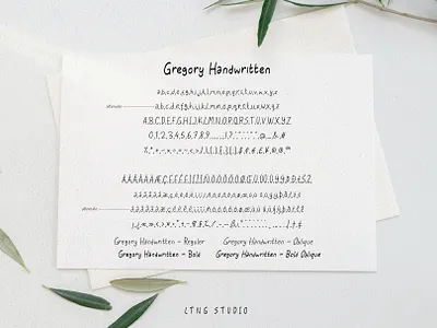 Gregory Handwritten doodle