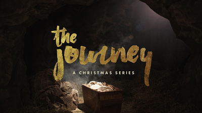 The Journey | Christmas Sermon Series Design graphic design video