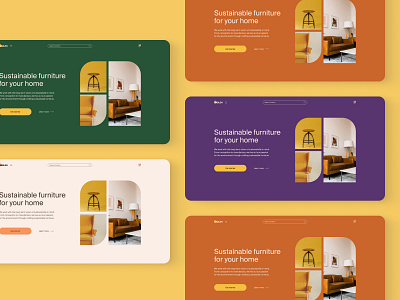 Sustainable Furniture – Color Design Concept buttons color wheel complementary complementary color concept figma furniture green grid inspiration main page minimalism opposite colors orange search line shadows sustainable sustainable furniture