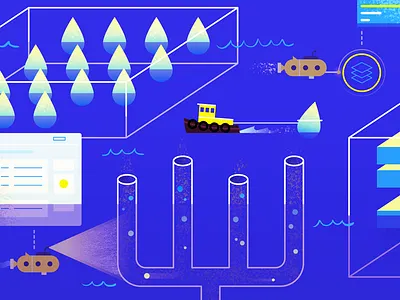 Changes - Blog Post app data design flat gradient icon illustration logo server tech texture ui vector water