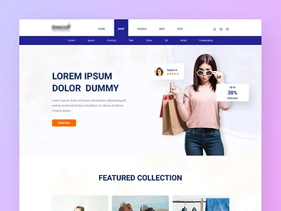 E-Commerce Landing Page agency clean ui e commerce landing page ecommerceshop home page home page design homepage homepagedesign landing page landing page design landingpage landingpagedesign minimal landing page shopify store design ui uidesign uiux web ui design webdesign website design