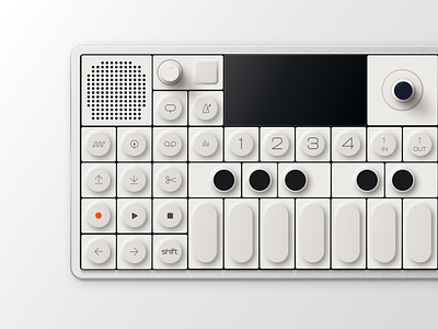 Stereo Keyboard Interface Design design productdesin ui visual design