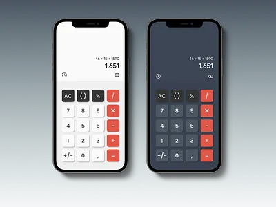 calculator design concept dailyui design figma ui ux