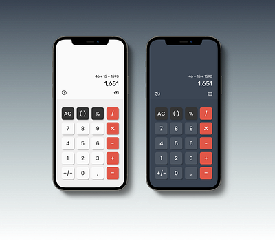 calculator design concept dailyui design figma ui ux