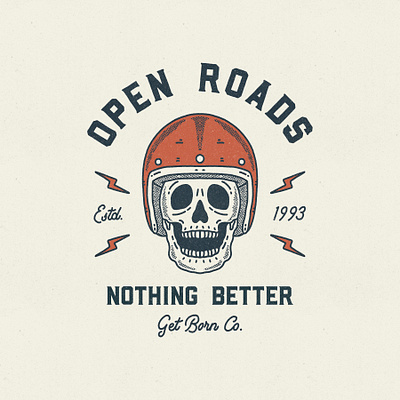 Open Roads branding california design graphic design illustration logo west coast