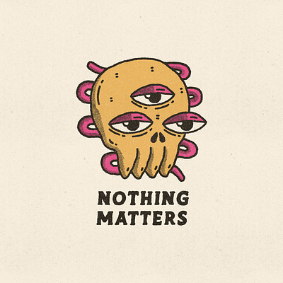 Nothing Matters branding california design graphic design illustration logo west coast