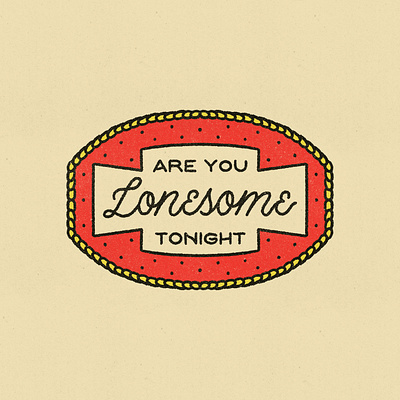 Lonesome Tonight branding california design graphic design illustration logo west coast
