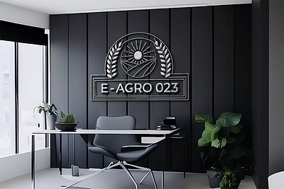 E - AGRO 023 branding design graphic design logo